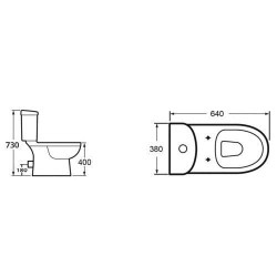 Lavita Zeta-eco Plus: Oszczędny Kompakt WC 3/6 l