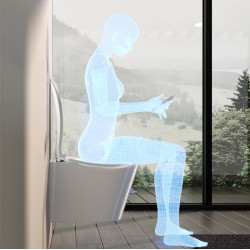 Lavita Miska wisząca Lavita ERGOSEAT 3.0 bezrantowa wirowa z deską