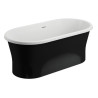 Wanna wolnostojąca akrylowa Amona New Nero Mat 150x75 cm