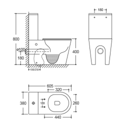 Lavita Kompakt WC Neptun