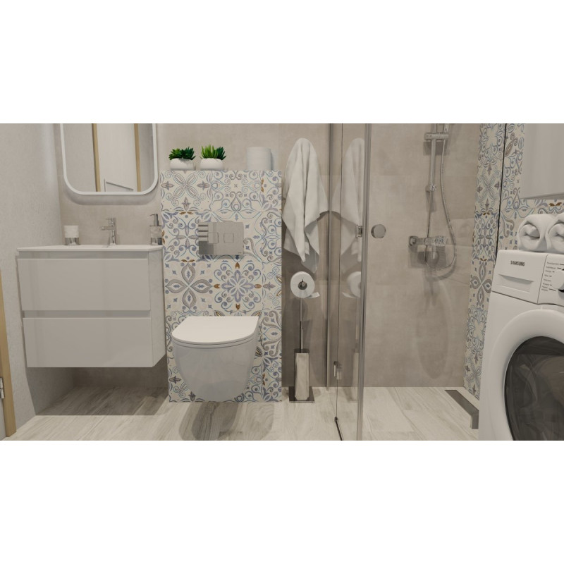 Płytka gresowa 60x60 Tua Patchwork Light jasny gat I