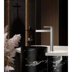 Bateria umywalkowa stojąca wysoka - nablatowa chrom połysk AUREVO AVAPAX ABAU131111