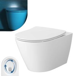 CERSANIT Miska wisząca WC city pro VORTEX MOONWAY SLIM podświetlenie led