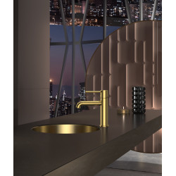 Bateria umywalkowa stojąca złoty szczotkowany ULTIMATE AVAPAX ABUL111211