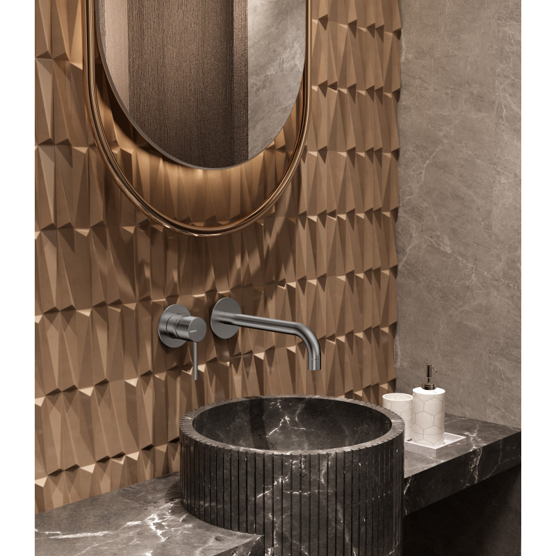 Bateria umywalkowa podtynkowa gun metal mat ULTIMATE AVAPAX ABUL141411