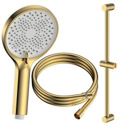 Zestaw prysznicowy  3-funkcyjny z drążkiem  złoty szczotkowany ULTIMATE AVAPAX ANUL151231