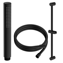 Zestaw prysznicowy  1-funkcyjny z drążkiem  czarny ULTIMATE AVAPAX ANUL151321