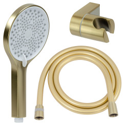 Zestaw prysznicowy  3-funkcyjny punktowy złoty szczotkowany ULTIMATE AVAPAX ANUL141231