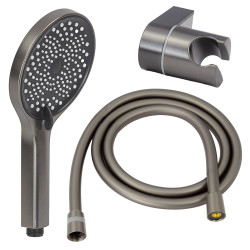 Zestaw prysznicowy  3-funkcyjny punktowy gun metal ULTIMATE AVAPAX ANUL141431