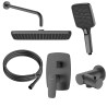 Zestaw prysznicowy podtynkowy dwufunkcyjny gun metal QANIX AVAPAX ANQA121431