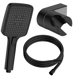 Zestaw prysznicowy  3-funkcyjny punktowy czarny QANIX AVAPAX ANQA141331