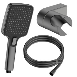 Zestaw prysznicowy  3-funkcyjny punktowy gun metal QANIX AVAPAX ANQA141431