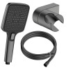 Zestaw prysznicowy  3-funkcyjny punktowy gun metal QANIX AVAPAX ANQA141431