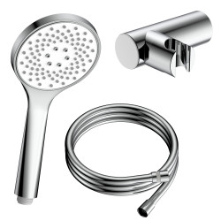 Zestaw prysznicowy  3-funkcyjny punktowy chrom LUNEPO AVAPAX ANLU141131