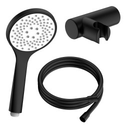 Zestaw prysznicowy  3-funkcyjny punktowy czarny LUNEPO AVAPAX ANLU141331