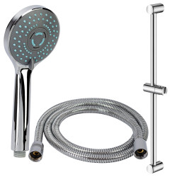 Zestaw prysznicowy  3-funkcyjny z drążkiem  chrom KSENO AVAPAX ANKS151131