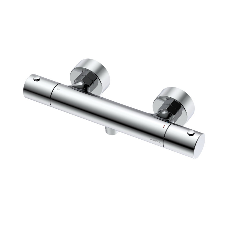Zestaw prysznicowy natynkowy termostatyczny chrom TEHRMO AVAPAX ANTH3311T1