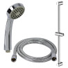 Zestaw prysznicowy  1-funkcyjny z drążkiem  chrom WELORA AVAPAX ANWE151121