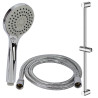 Zestaw prysznicowy  3-funkcyjny z drążkiem  chrom WELORA AVAPAX ANWE151131