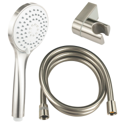 Zestaw prysznicowy  3-funkcyjny punktowy  stal szczotkowana RONDE AVAPAX ANRO141531