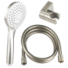 Zestaw prysznicowy  3-funkcyjny punktowy  stal szczotkowana RONDE AVAPAX ANRO141531