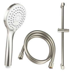 Zestaw prysznicowy  3-funkcyjny z drążkiem stal szczotkowana RONDE AVAPAX ANRO151531