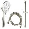 Zestaw prysznicowy  3-funkcyjny z drążkiem stal szczotkowana RONDE AVAPAX ANRO151531