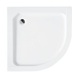 BESCO Brodzik półokrągły Alex 70x70x4x16 kompaktowy