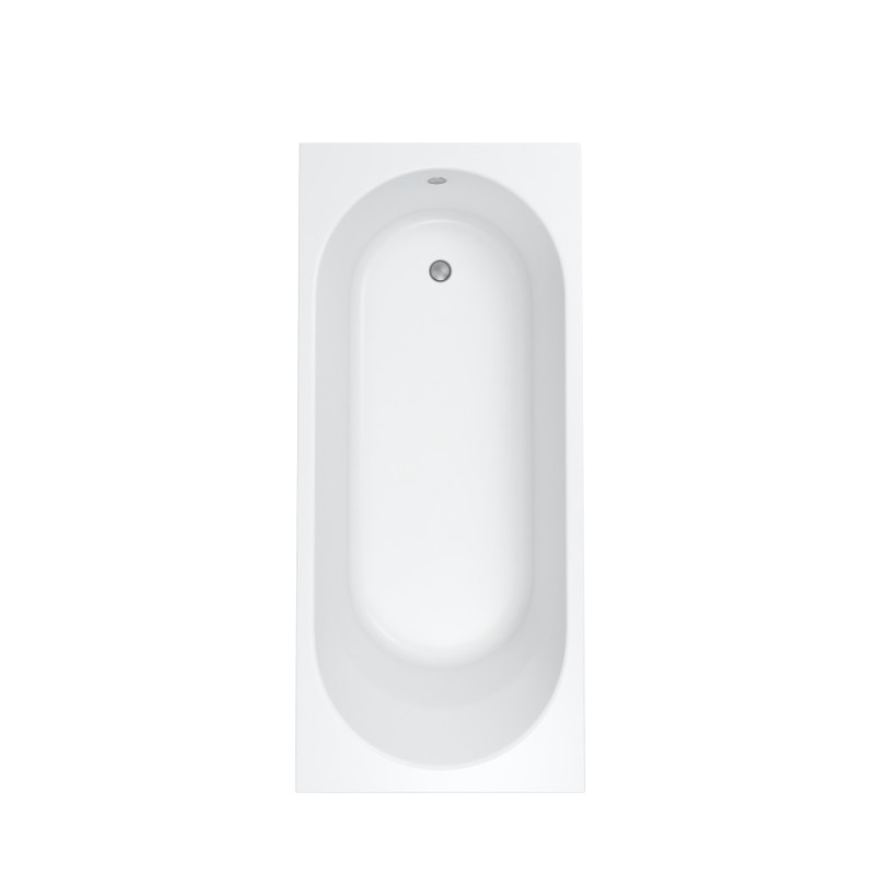 AQUA for you wanna akrylowa Kronos oval slim 170x75 z syfonem i nóżkami
