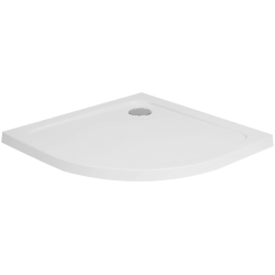 Polimat brodzik półokrągły posadzkowy Standard 80x80 z syfonem