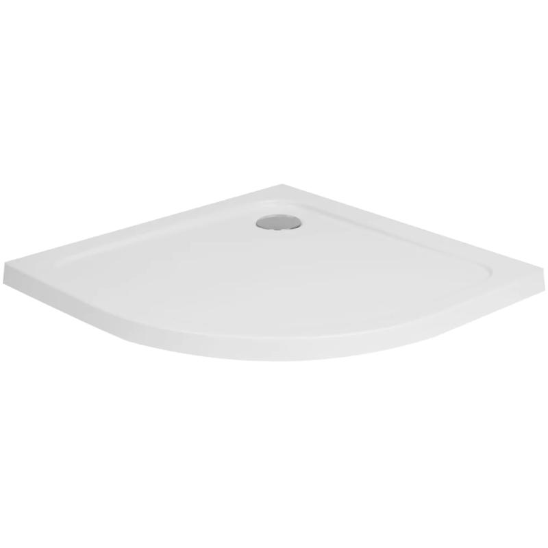 Polimat brodzik półokrągły posadzkowy Standard 80x80 z syfonem