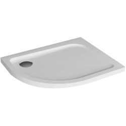 Polimat brodzik posadzkowy asymetryczny Oris prawy 100x80 syfonem