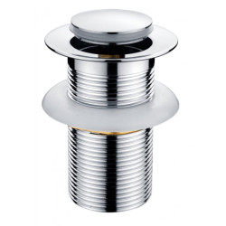 Korek Klik-Klak 1 1/4" Mały bez przelewu Znal chrom