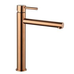 Bateria umywalkowa stojąca wysoka CITRE ROSE GOLD