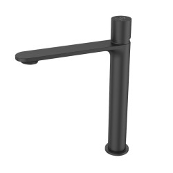 Bateria BLUO BLACK umywalkowa stojąca wysoka czarny mat