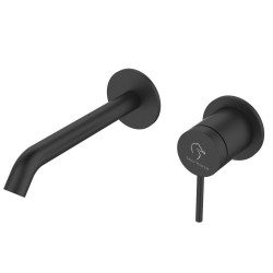 Bateria OVE BLACK umywalkowa podtynkowa czarny mat