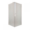Kabina FRESH LINE kwadratowa 80x80x195 transparent Prawa z powłoką CleanGLASS CHROM