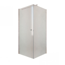 Kabina FRESH LINE kwadratowa 80x80x195 transparent Lewa z powłoką CleanGLASS CHROM