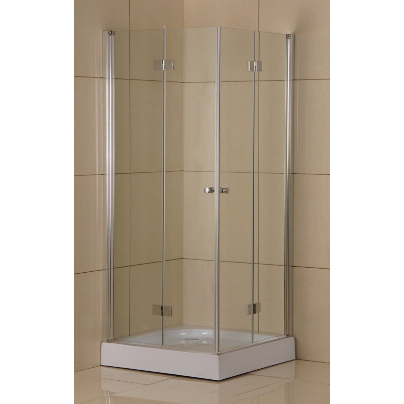 Elegancka Kabina Prysznicowa Foldex 80x80 - Bezramowa, Nowoczesne Szkło Przejrzyste