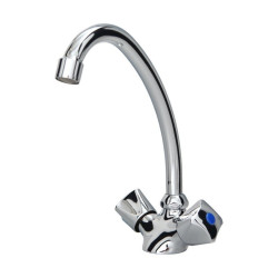 Bateria LUCY zlew.st. 2-uchwyt. Chrom