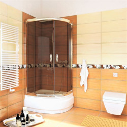 Nowoczesna Kabina Prysznicowa STYLIO 90 Grafitowa - Elegancja i Funkcjonalność w Twojej Łazience