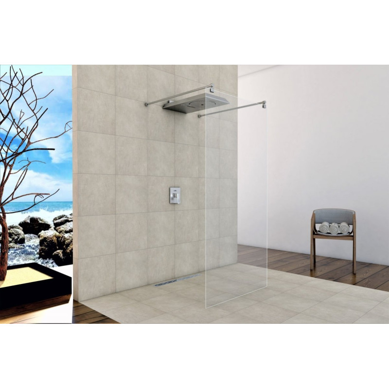 Kabina EASY IN 120x200 transparent CHROM