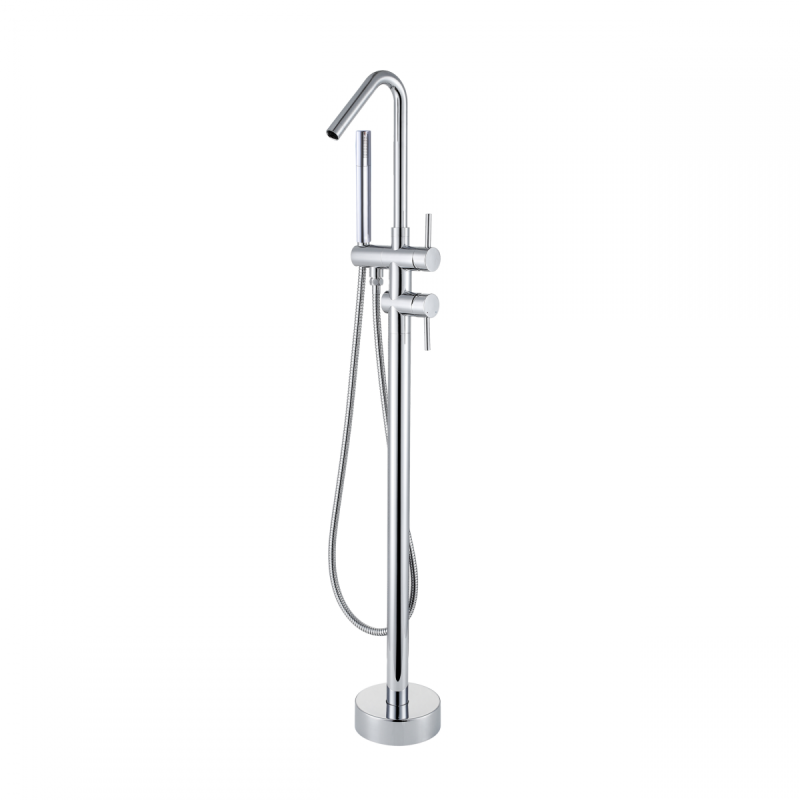 Bateria STYLUS wolnostojąca wannowa chrom kpl.