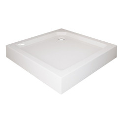 Nowoczesny Brodzik Kwadratowy 80x80cm - Elegancki Design, Model SMC05, Komfort i Styl