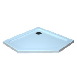 Brodzik MOZA II pentagonalny 90x90x5x3 fi90 posadzkowy