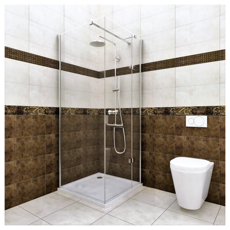 Kabina prysznicowa VERTISSO 90 Prawa CLEAN GLASS - Elegancja i funkcjonalność w Twojej łazience