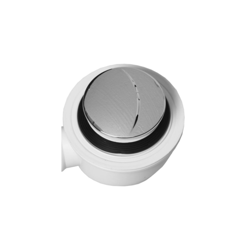 Syfon brodzikowy kołpak chrom