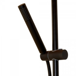 EMI Bateria termostatyczna z deszczownią okrągłą Black