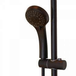 Deszczownia natryskowa OVAL PLUS Black