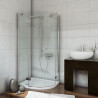 Elegancka Kabina Prysznicowa 90x90 Chrom - Nowoczesność i Transparentność